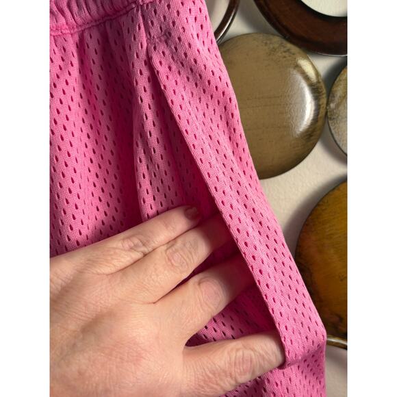 Women’s Nike Large mesh pink shorts - Picture 3 of 5